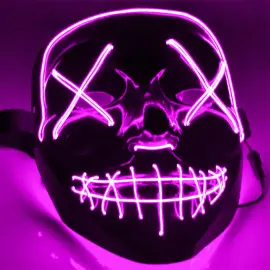 Blodig LED Maske Lilla