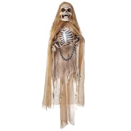 Animeret Hængende Lænket Skelet 183 cm