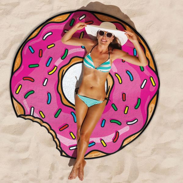 Kæmpestor Badehåndklæde Donut