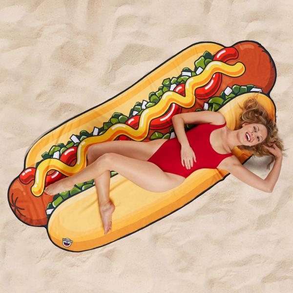 Kæmpestor Badehåndklæde Hotdog