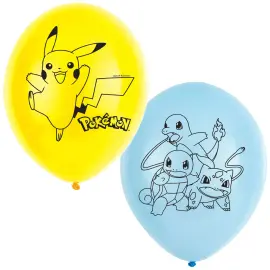 Pokemon Balloner Blå og Gule