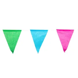 Flagguirlande Farve Mix