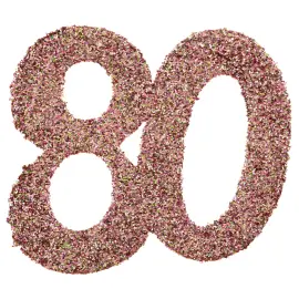 Glitterkonfetti 80 &Aring;r Rosaguld