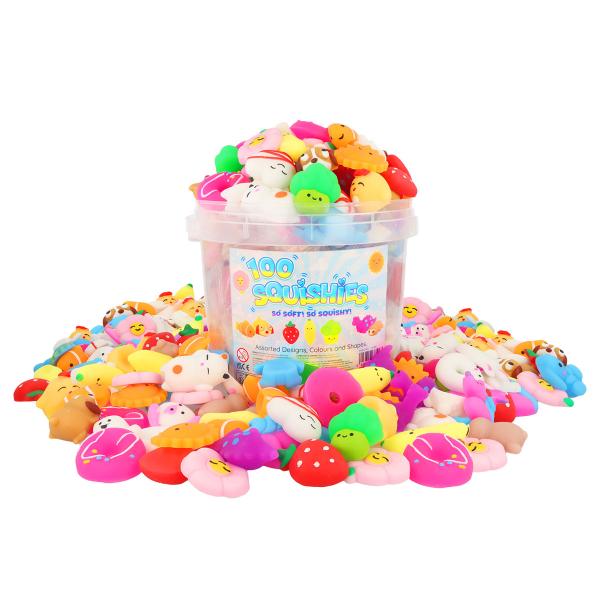 Squishy Stresslegetøj 3-7 cm