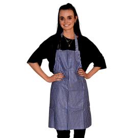 Oktoberfest Forklæde Blå/Hvid