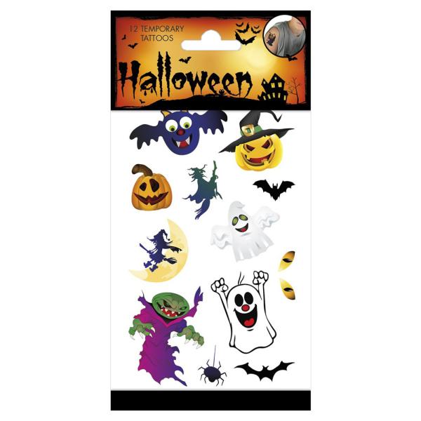 Midlertidige Tatoveringer Halloween Tattos