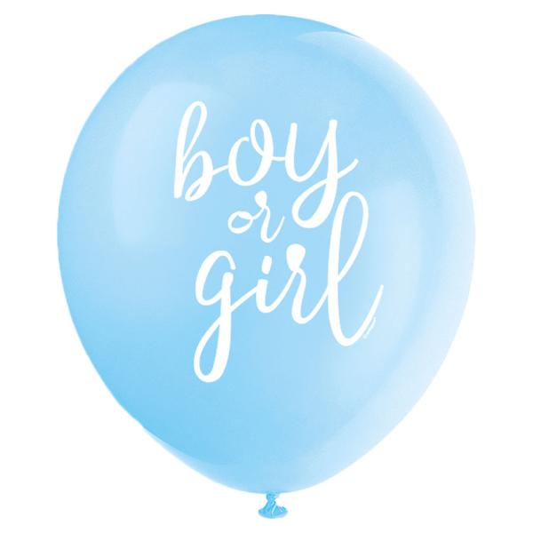 Boy or Girl Balloner Blå & Pink