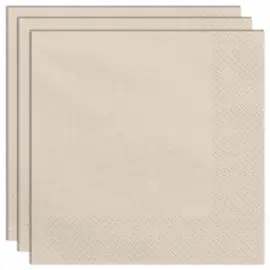 Papirservietter Beige 20-pak