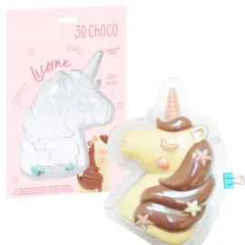 3D Chokoladeform Enhjørning ScrapCooking