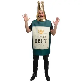 Champagneflaske Kostume