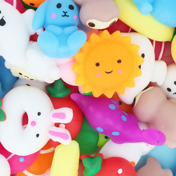 Squishy Stresslegetøj 3-7 cm