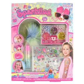 Sparkling Makeup & Tatoveringer Kit Børn