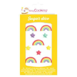 Spiselige Dekorationer Regnbuer ScrapCooking