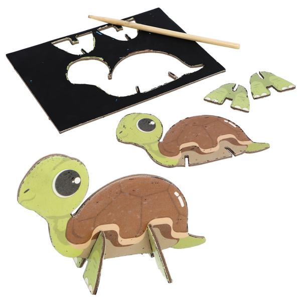 3D Skrabe Puslespil Havliv