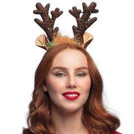 Juleh&aring;rb&oslash;jle med Rensdyrhorn og Klokke