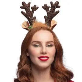 Juleh&aring;rb&oslash;jle med Rensdyrhorn og Klokke