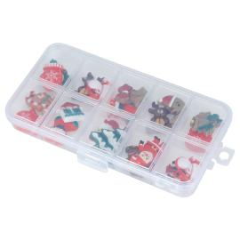 Selvkl&aelig;bende Julefigurer 20-pak