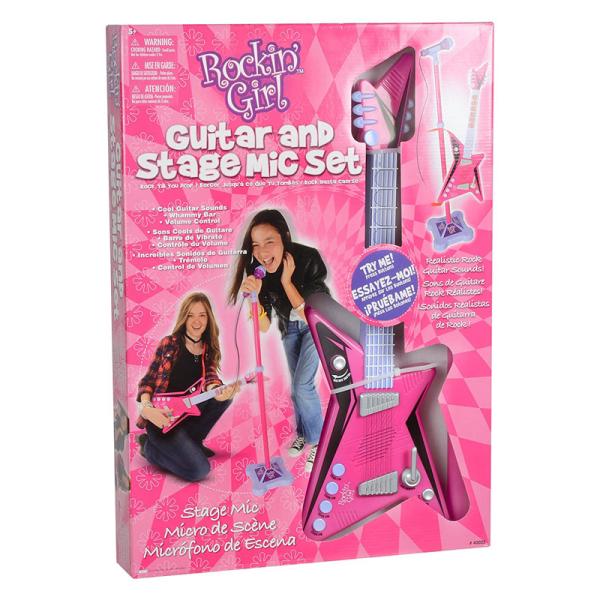 Guitar & Mikrofon Legetøjssæt