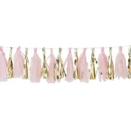 Guirlande Kvaster Pink & Guld