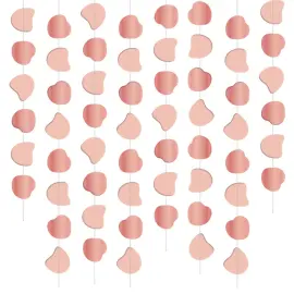 Guirlander Hjerter Pink & Rosaguld