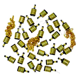 Party Poppers Guld 30-pak