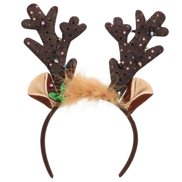 Julehårbøjle med Rensdyrhorn og Klokke