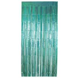 Party Forh&aelig;ng Skimrende Turkis 200x100 cm