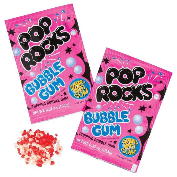 Pop Rocks Poppende Tyggegummi