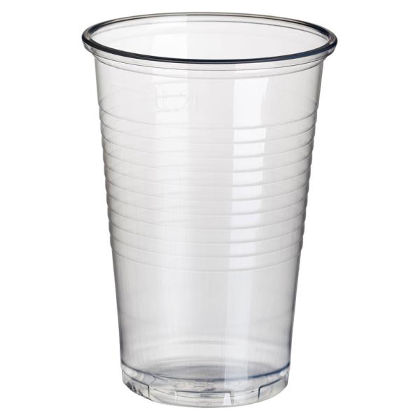 Transparent Plastkrus 20 cl 100-pak