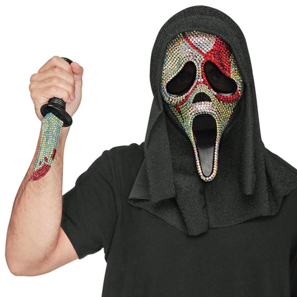 Blodig Spøgelse Maske/Kniv