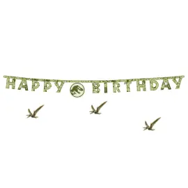 Jurassic World Happy Birthday Guirlande 165 x 45 cm