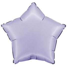 Folieballon Stjerne Satin Lilla