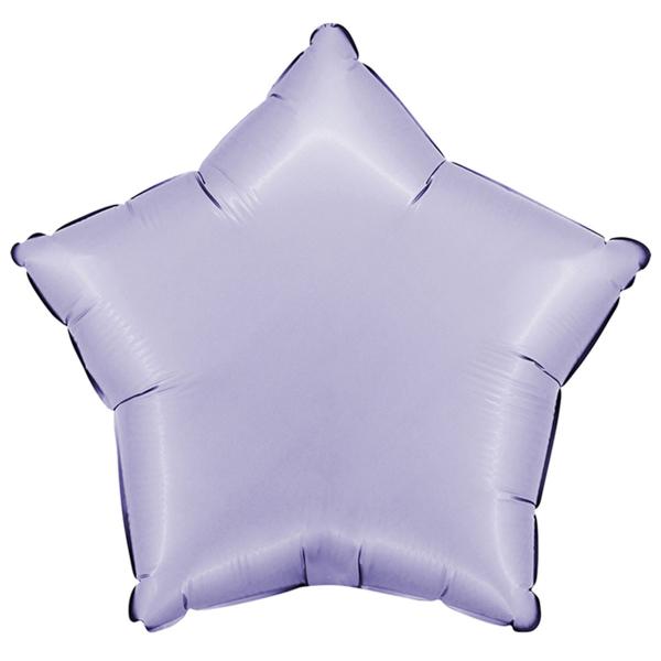 Folieballon Stjerne Satin Lilla