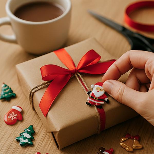 Selvklæbende Julefigurer 20-pak