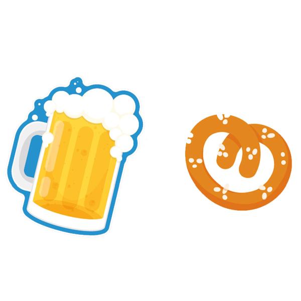 Oktoberfest Papirkonfetti 20-pak