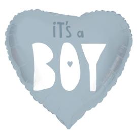 Folieballon Hjerte It's a Boy