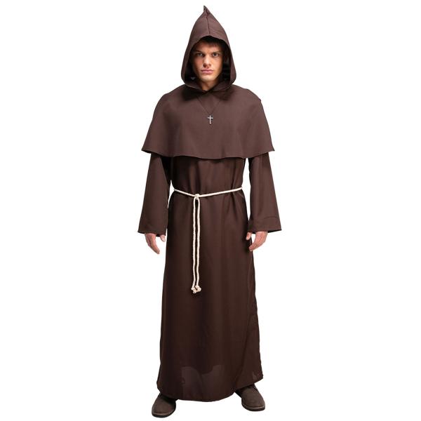 Middelalder Munk Brun Kostume