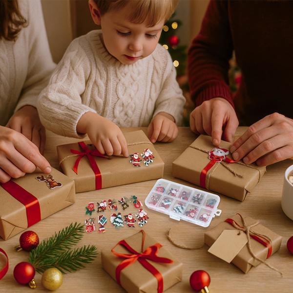 Selvklæbende Julefigurer 20-pak