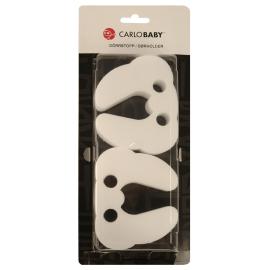 Hvid Klembeskyttelse til Dør 2-pak