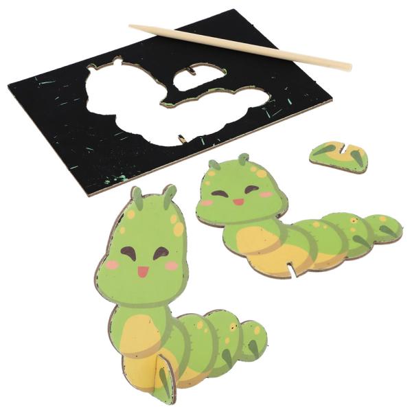 3D Skrabe Puslespil Insekter