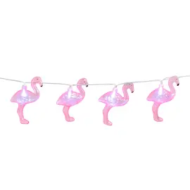 LED Lysk&aelig;de Flamingo