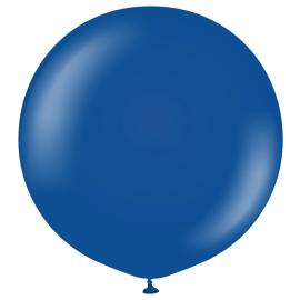 Latexballon M&oslash;rkebl&aring; 90 cm 2-pak