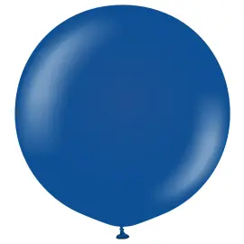 Latexballon M&oslash;rkebl&aring; 90 cm 2-pak