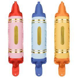 Folieballon Kridt 3-pak