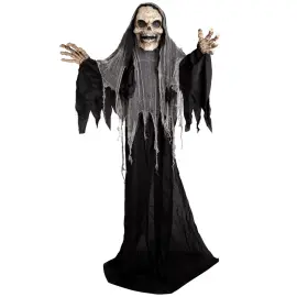 Animeret Manden med Leen Skeletfigur 180 cm