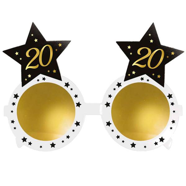 20-års Briller med Stjerner