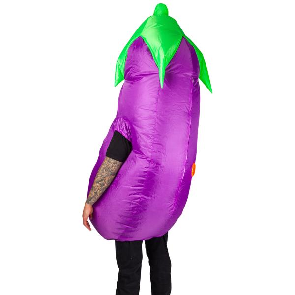 Oppustelig Aubergine Kostume