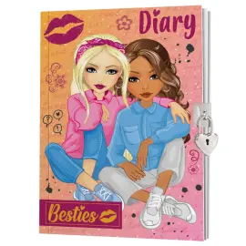 Dagbog med Lås Besties