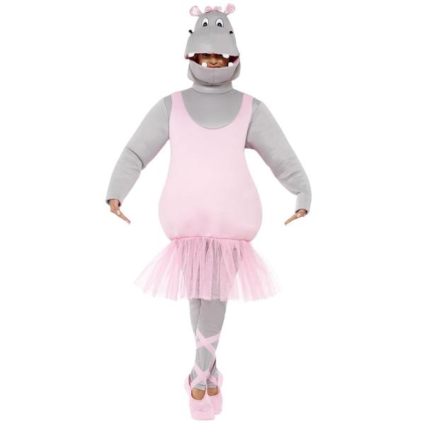 Ballerina Flodhest Kostume
