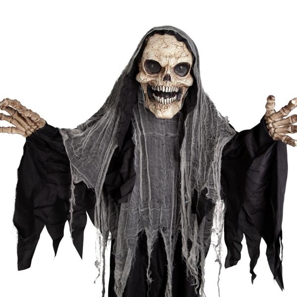 Animeret Manden med Leen Skeletfigur 180 cm